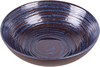 G.E.T. Enterprises B400082-SDB 40 oz Blue Melamine Bowl | Dishwasher safe, Shatterproof, Restaurant service, Great for Salads, Sides, Pasta and Shared Dishes