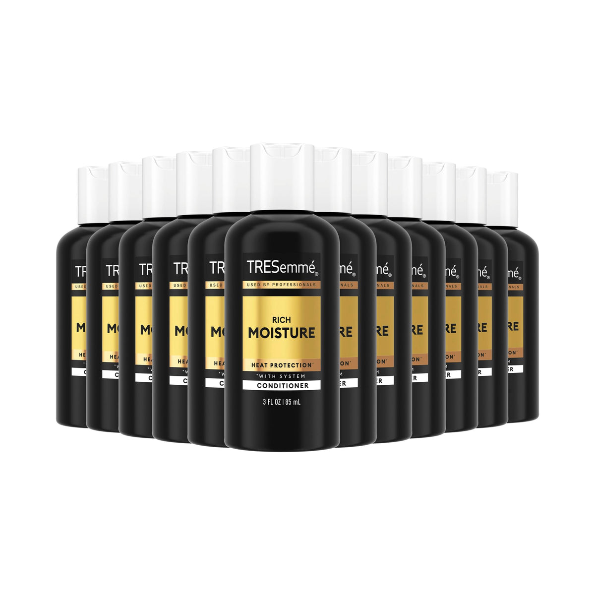 Conditioner Moisture Rich 12 count 3 oz by TRESemmé – 3 Fl Oz (Pack of 12), white, Pack of 12, Model 10022400639137