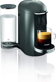Nespresso VertuoPlus Deluxe Coffee and Espresso Machine by Breville, Titan (Renewed)