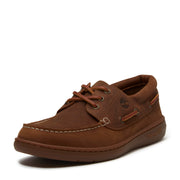 Men's Portofino Pier Boat Shoe by Timberland – Leather, Taupe Full Grain