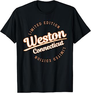Retro Athletic Weston CT Apparel T-Shirt