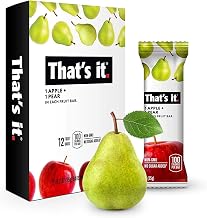 Thats It Apple and Pear Fruit Bar, 1.2 Ounce (Pack of 12)