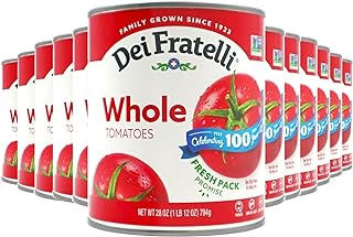 Dei Fratelli Whole Tomatoes (28 oz. cans, 12 pack) - Vine-Ripened – Non-GMO