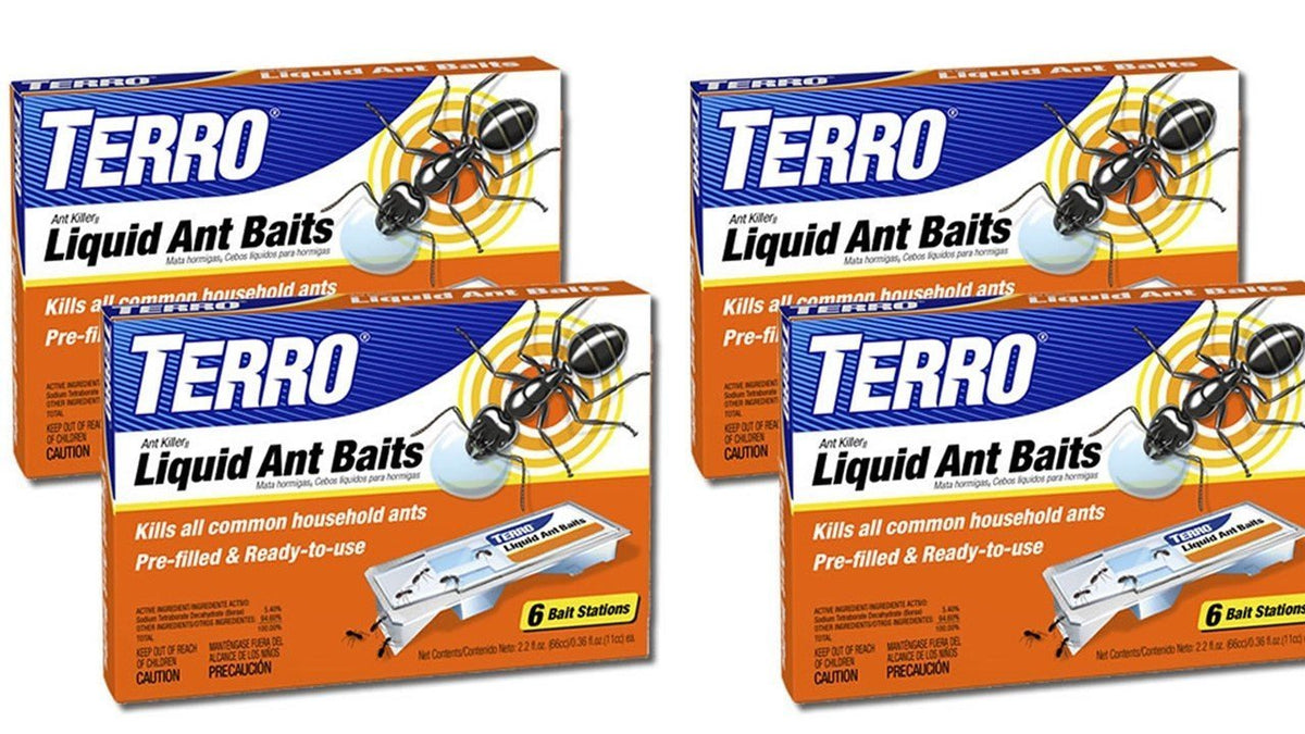 Liquid Ant Killer Boxed 4 Pack-6 Units Each by Terro – 4 Pack-6 units each, Model Terro - T300 - 4pk