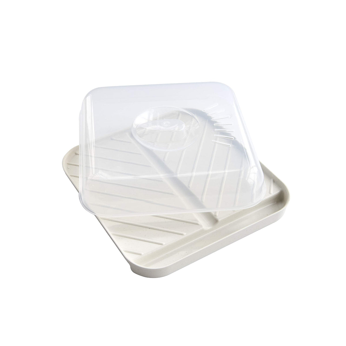 Nordic Ware White / 9.3" x 9.3" x 1.2" (Pack of 4) / Slanted Bacon Tray Display Trays
