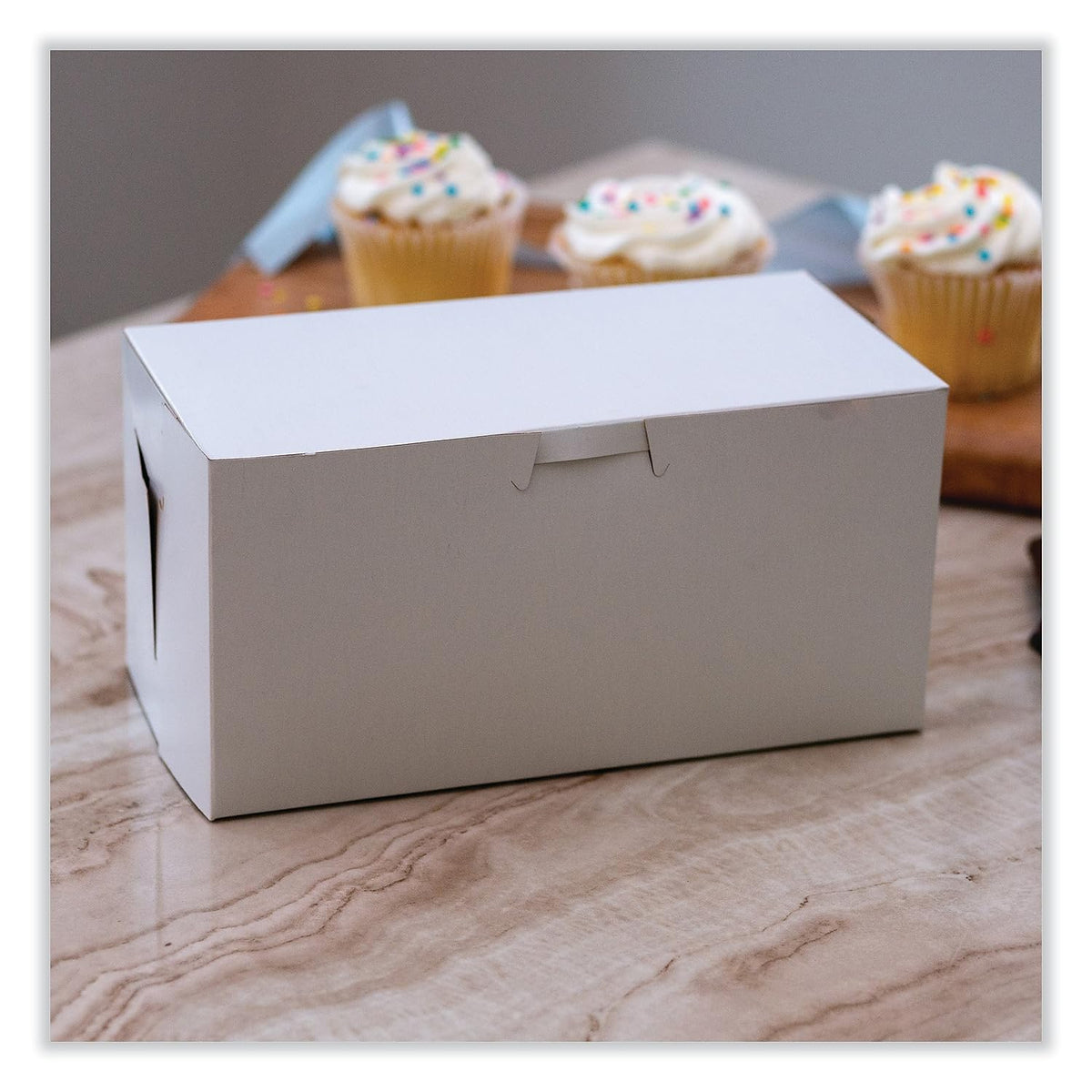 SOUTHERN CHAMPION TRAY 9" Length x 5" Width x 4" Height / White / 250.0 liters Bakery Take Out Containers