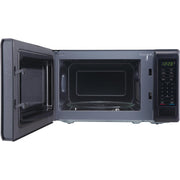 0.7 cu. ft. Countertop Microwave in Black - 700W (10.1"H x 17"W x 12.5"D) by Magic Chef – 0.7 cu. ft., 0.7 cubic_feet, Steel, Black, Model MC77MB