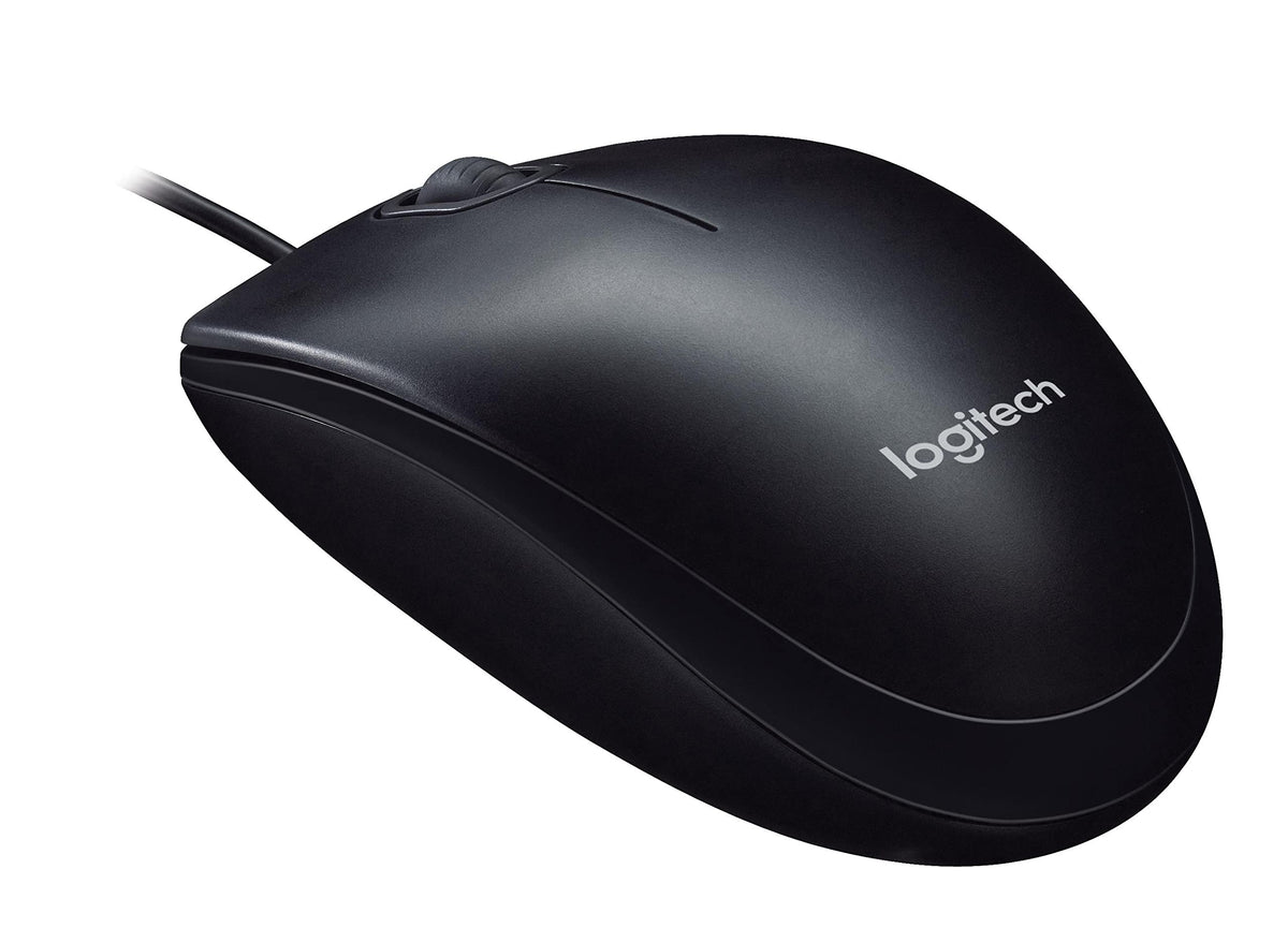 Wired Mouse M90 Black USB by Logitech – 1 Pc, Plastic, black, Model 910-001793