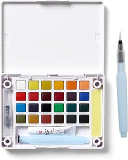 Sakura Koi Watercolor Field Sketch Box - Set of 24