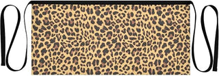 Kitchen Apron Leopard Print | Unisex Server Apron with 3 Pockets, Adjustable for Waiters, Gardeners, Kitchen, BBQ, Painting and Restaurant Work