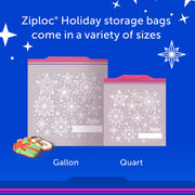 Ziploc Quart (24 Count) (Pack of 3) / Red / 1.0 quarts Food Storage Bags