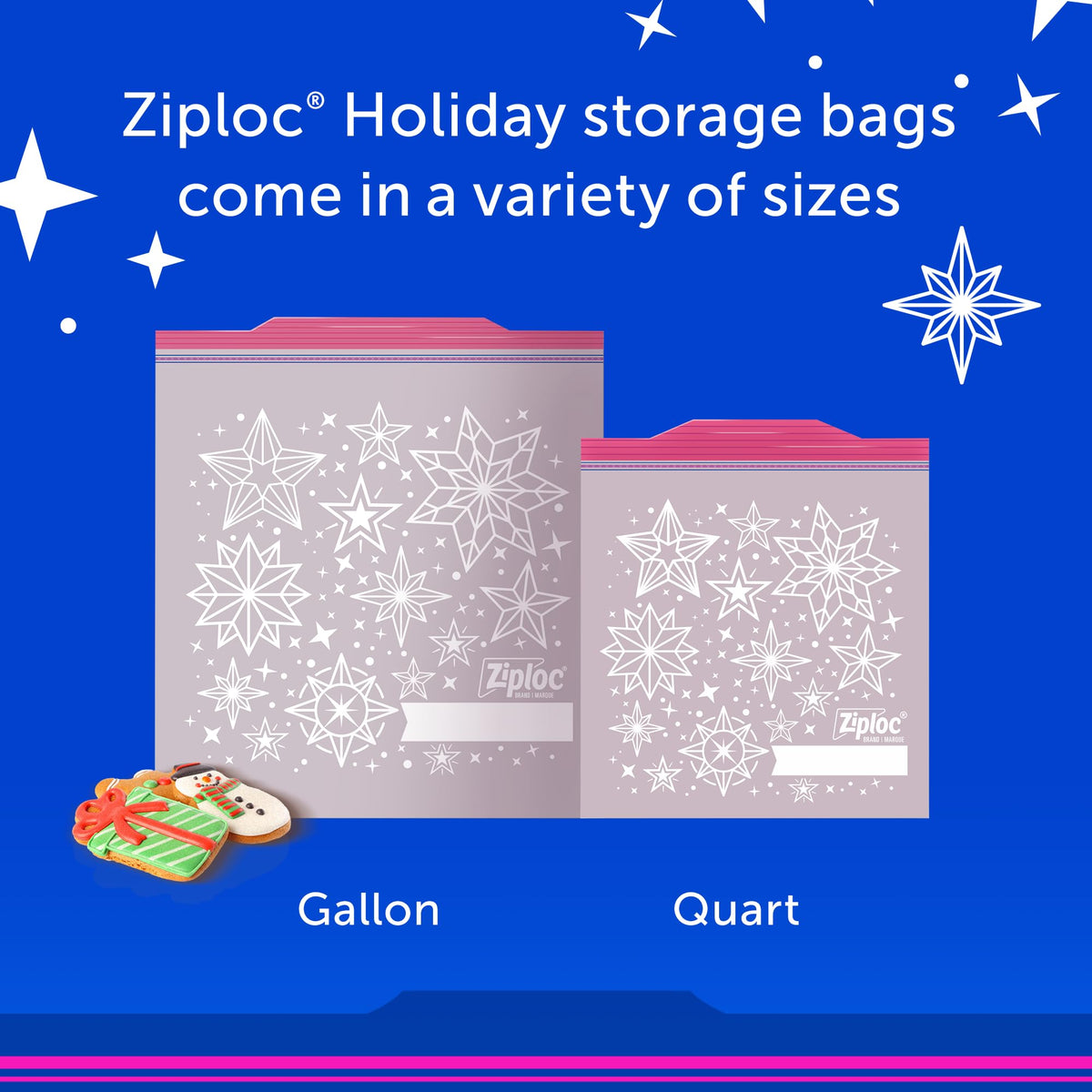 Ziploc Quart (24 Count) (Pack of 3) / Red / 1.0 quarts Food Storage Bags