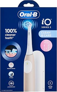 Oral-B iO 2 Electric Toothbrush with 1 Replacement Brush, Pink