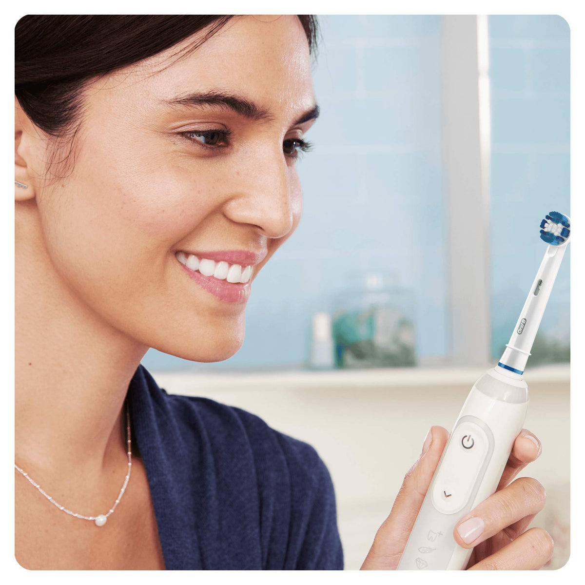 Precision Clean Brush Heads 8 + by Oral-B – 10 Count (Pack of 1), Nylon, White, Pack of 10, Model EB208+2