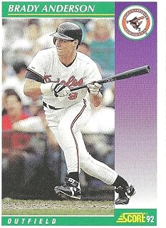 Baseball MLB 1992 Score #365 Brady Anderson #365 NM Orioles