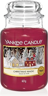Yankee Candle Classic Jar Christmas Magic, 10.7 x 10.7 x 16.8, Red
