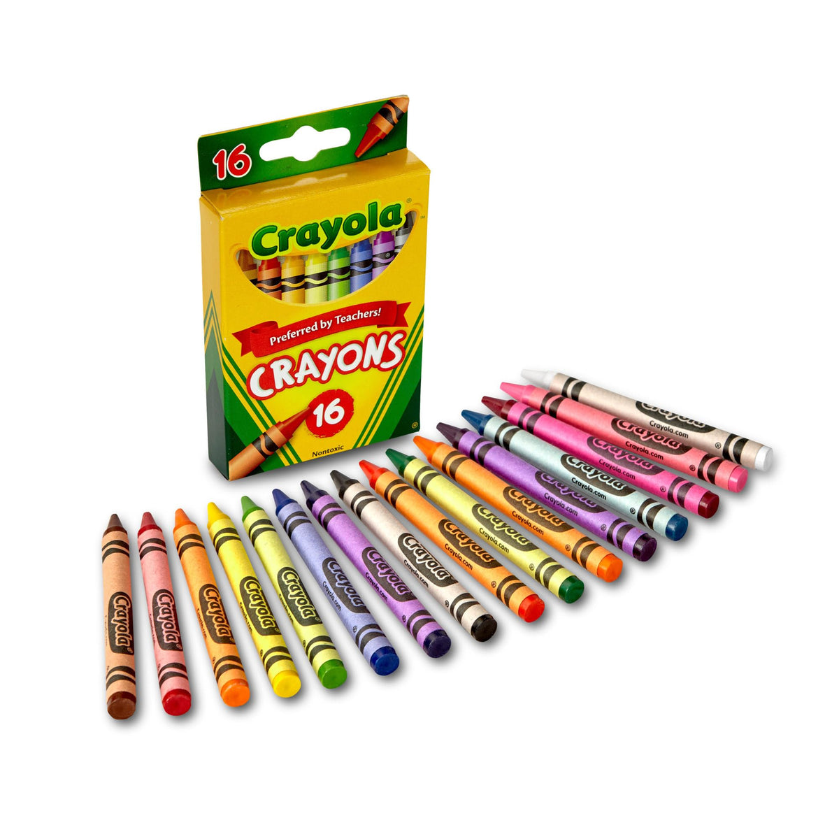 Crayola 16/Pkg / 1 Count (Pack of 1) / Crayon Size 3-5/8InchL x 5/16Inch Diameter Crayons