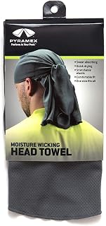Pyramex CSKT212 Head towel with ties - Gray, One Size