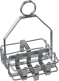Winco Shaker and Packet Holder, Chrome Plated | Fits g-109 model, Great for Oil, Vinegar, Dressings and Table Service