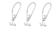 B-0133-B Easy Install Wall Mount Pre-Rinse Faucet for Commercial Kitchens. Includes Wall Bracket and Sprayer Meets New DOE Requirements with a 1.15 GPM Flow Rate (Pack of 3) by