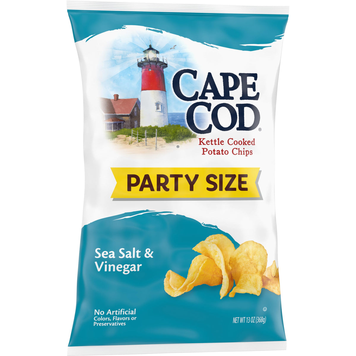 Cape Cod Sea Salt & Vinegar / 13 Ounce (Pack of 1) / 1 Potato