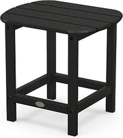 Polywood SBT18BL South Beach 18" Outdoor Side Table, Black