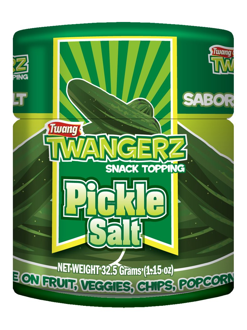 Twangerz Flavored Salt Snack Topping - Pickle – 1.15 Ounce (Pack of 4)