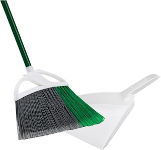 Libman 00248 Large Precision AngleBroom with Dust Pan, 4 Pack