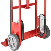 2-Wheel Professional Appliance Hand Truck by Global Industrial – 24"L x 17"W x 59"H, Steel, Red, Model 168067