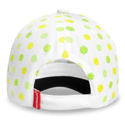 Perfomance Pickleball Cap Hat by Headsweats – One Size, Polyester, White/Neon Pickleball