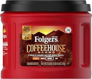 Folgers Coffeehouse Blend Medium Dark Roast Ground Coffee, 25.4 Ounces (Pack of 6)