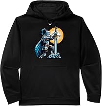 Medieval Knight Rock Sword Excalibur Performance Hoodie