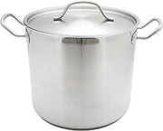 Thundergroup stainless steel stock pot with lid SLSPS024 NSF certified