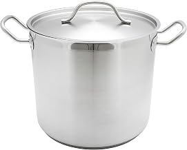 Thundergroup stainless steel stock pot with lid SLSPS024 NSF certified