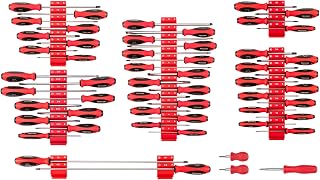 TEKTON Phillips, Slotted, Torx, Square Screwdriver Set, 54-Piece | DWZ90124