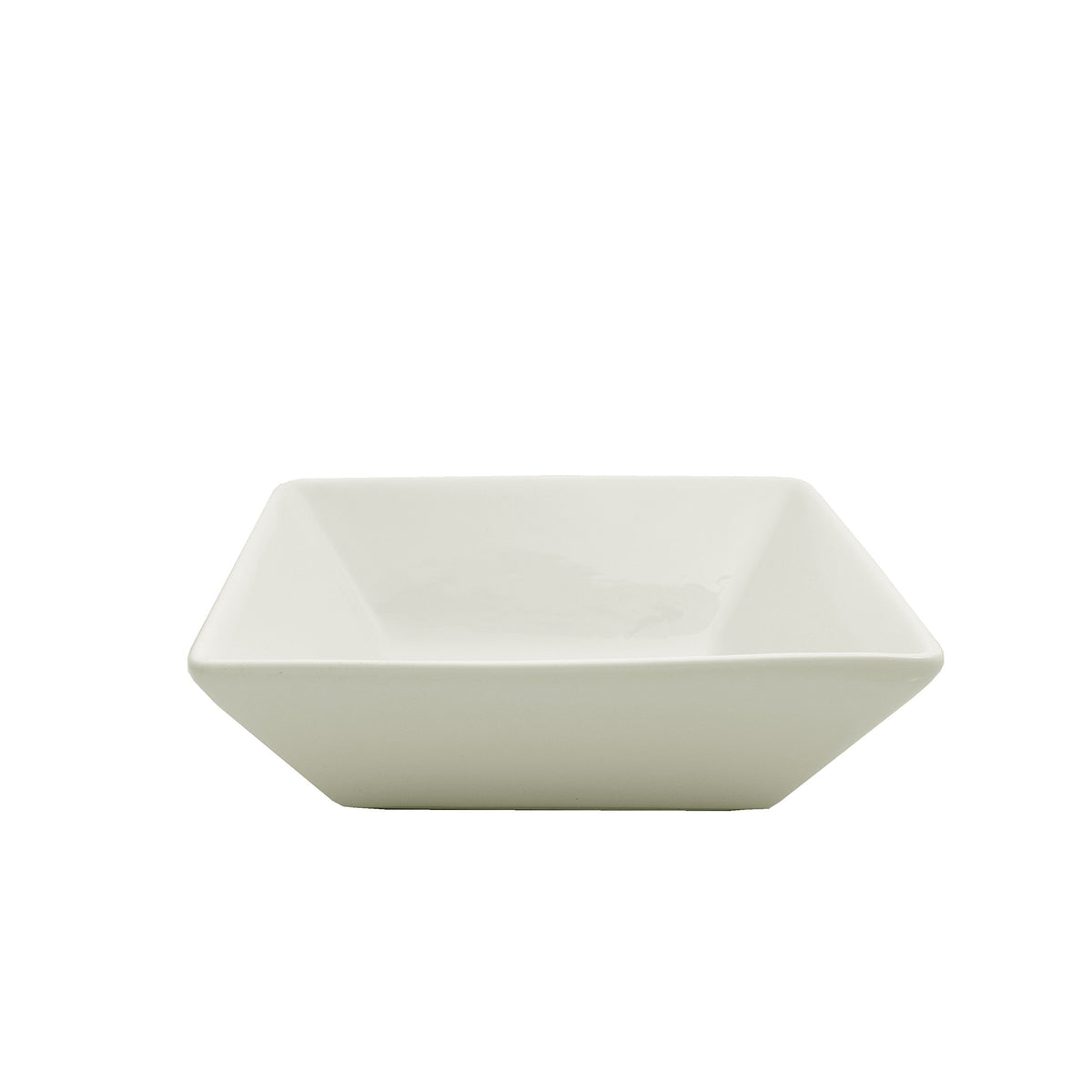 Nova Square 40 pc Dinnerware Set by 10 Strawberry Street – 40 PC, Stoneware, Cream White, Model NOVA-40SQ-BB