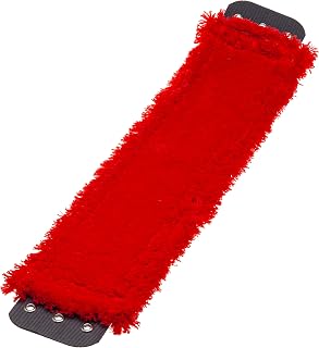 UNGER Commercial SmartColor MicroMop 15.0, Red Microfiber Mop Pad MM40R