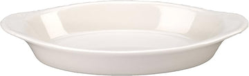WRO-12-V Vista Welsh Rarebit, Oval, 10" x 5", 12 oz., Bone White (Pack of 24)