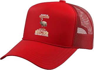 Emus Emu Trucker Hat with Adjustable Mesh Back