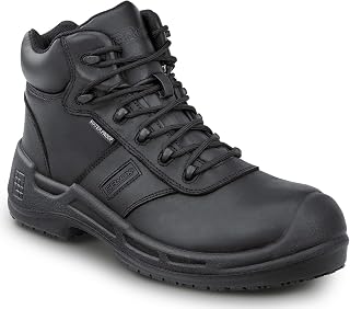 SR Max Mens 6 Black Lewiston MaxTRAX Composite Toe WP SRO Boot