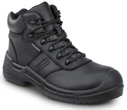 Mens 6 Black MaxTRAX Composite Toe WP SRO Boot 12.0 M by SR Max – 12, Leather, Black, Model Lewiston