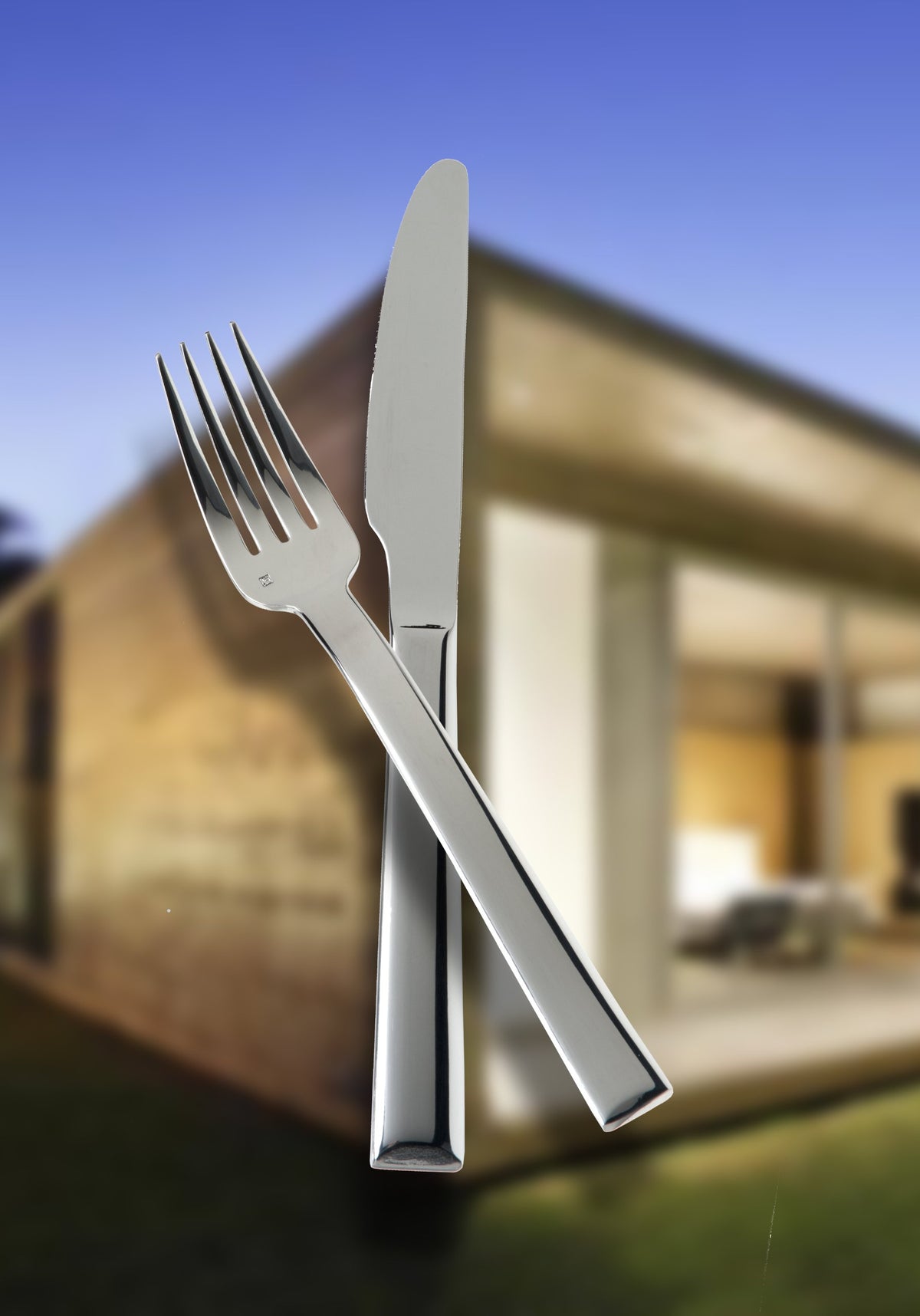 Still 18/10 Stainless Steel Flatware Solid Handle Table Knife by Fortessa – Table Knife, Stainless Steel, Silver, Pack of 12, Model 1.5.118.00.005