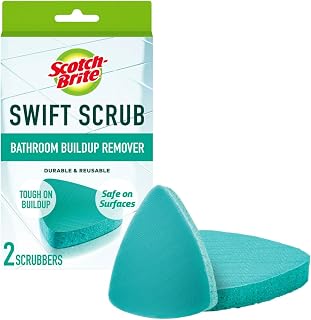 Scotch-Brite Swift Scrub Bath Cleaner Scrubbers, 2 Pack