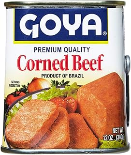 Goya Corned Beef, Ready to Eat, Savory Protein, Sandwiches, 12 oz, 2-Pack