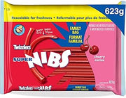Twizzlers Super Nibs Cherry Flavored (623g / 22oz per pack)