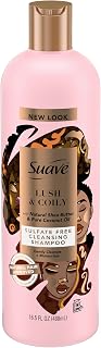 Suave Professionals Natural Shea Butter & Pure Coconut Oil Sulfate-Free Cleansing Shampoo,16.5 Fluid Ounces