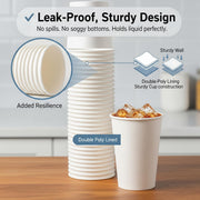 Karat 9 oz / White / C-KCP9W Cups