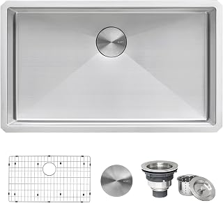 Ruvati 30-in 16-Gauge Rounded-Corner Undermount Kitchen Sink - RVH7300