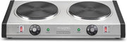 Waring Cast Iron Double Burner with Two 7.5" Electric Cooktops