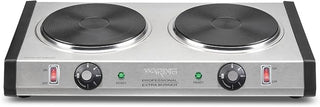 Waring Cast Iron Double Burner with Two 7.5" Electric Cooktops